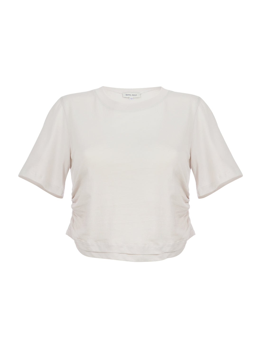 Waist Ruched T-Shirt-ice