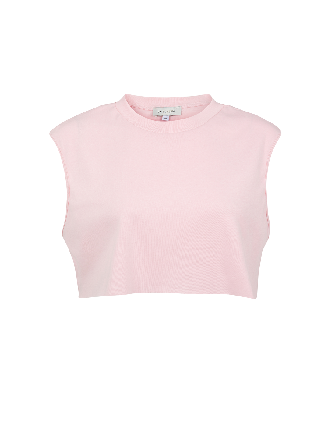 Sleeveless Crop Top-Pink