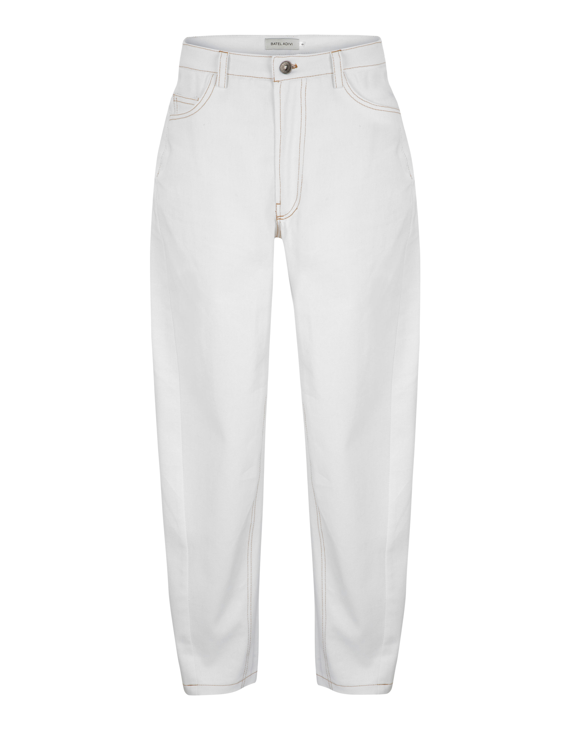 Balloon Fit Jeans-White