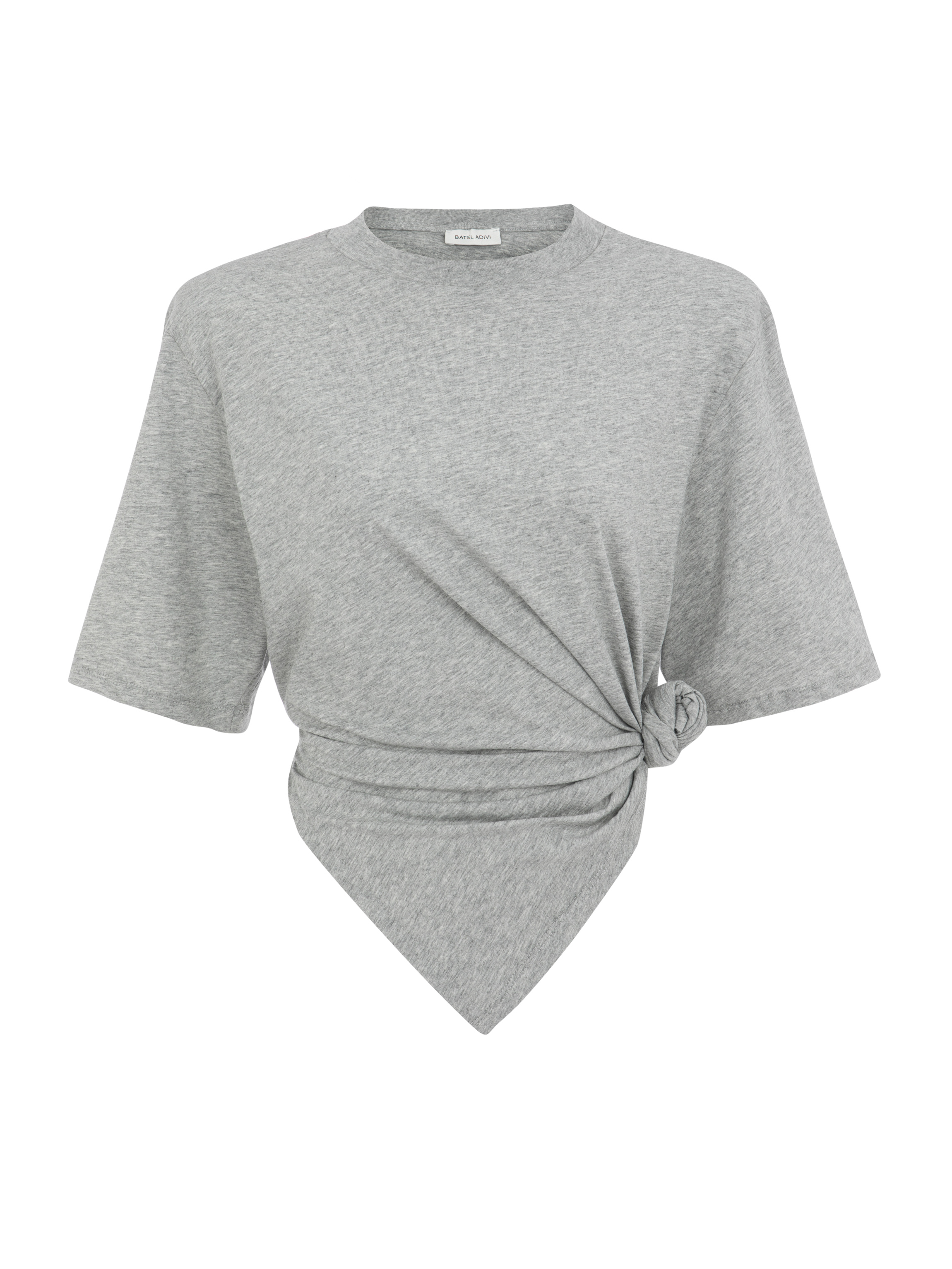 Multiway Tie T-Shirt - Gray