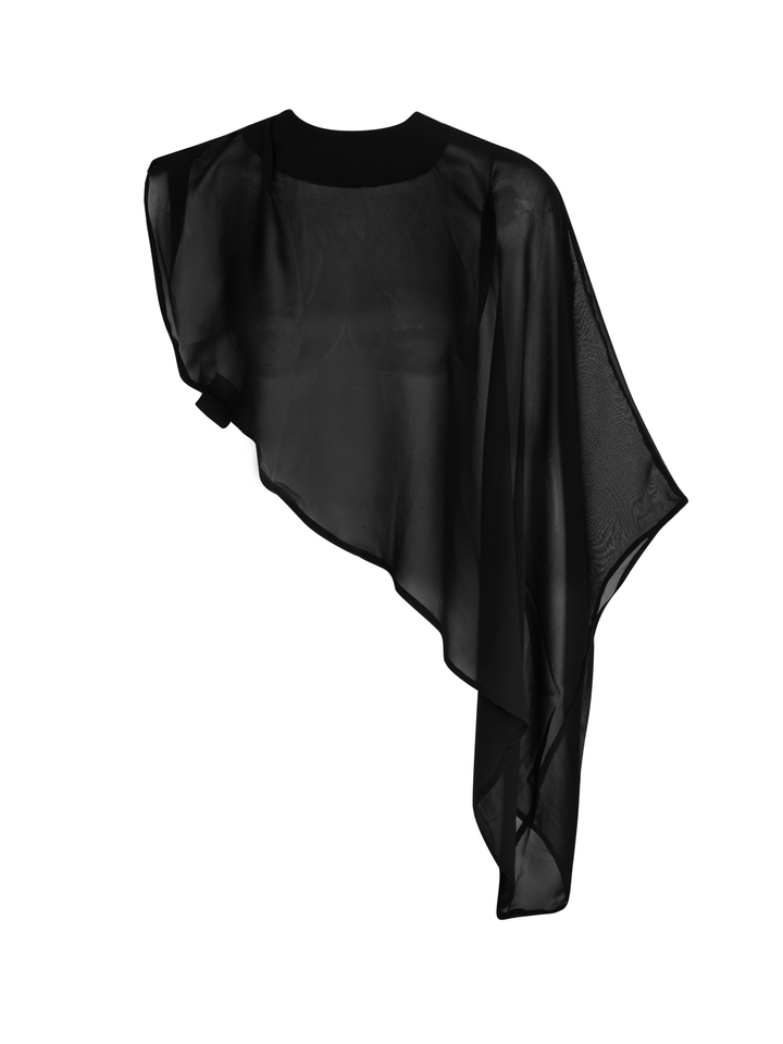 Chiffon Open Side Cape