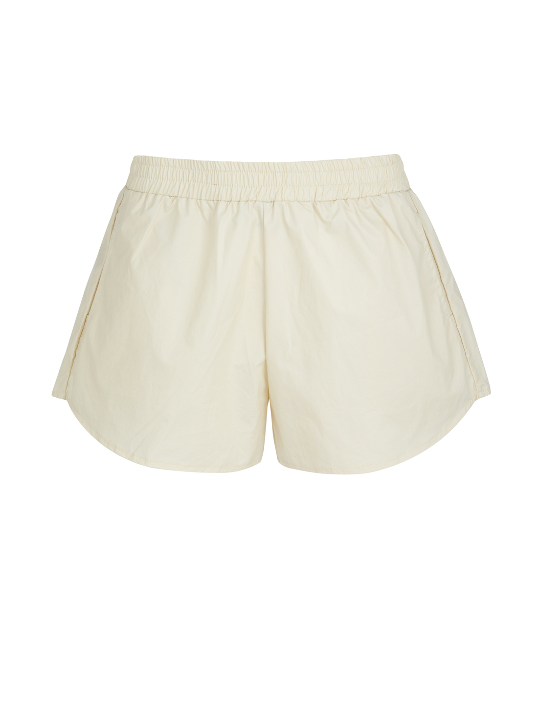Nylon Shorts-Cream