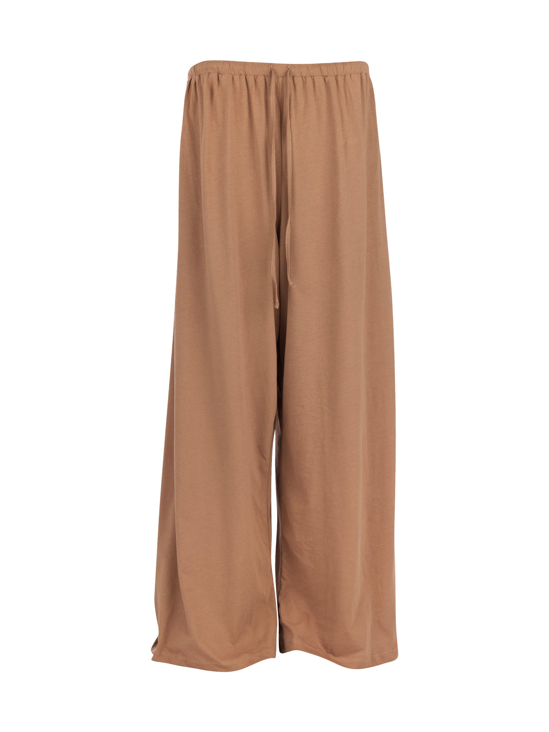 Wide Leg Pants-Brown